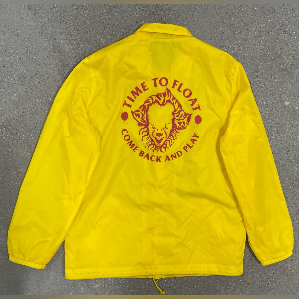 IT chapter 2 Pennywise the Clown windbreaker jacket size XL